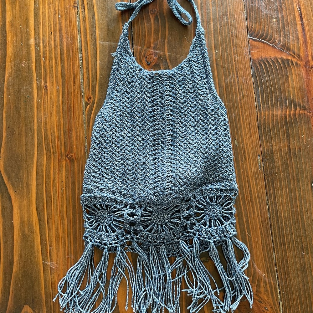 Crochet halter top